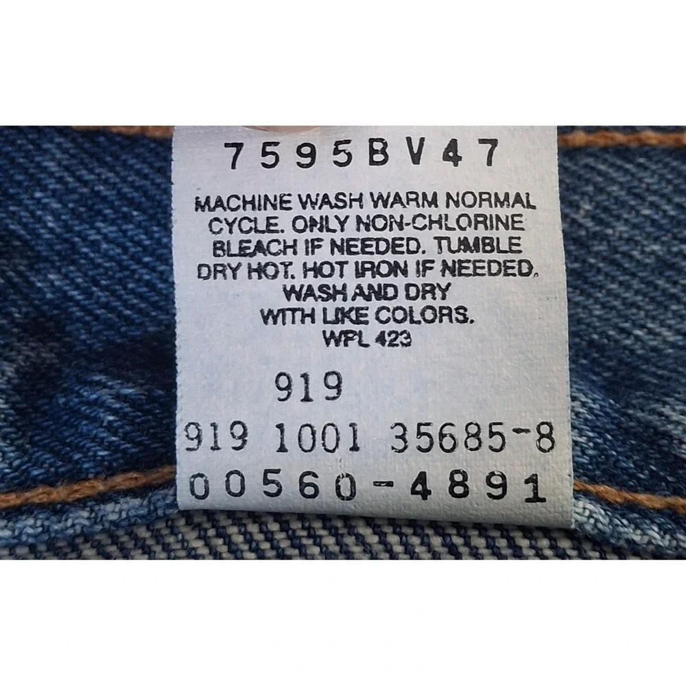 Vintage Levis 560 Loose Fit Tapered Leg Jeans Men's 34x30* Blue Denim Y2K
